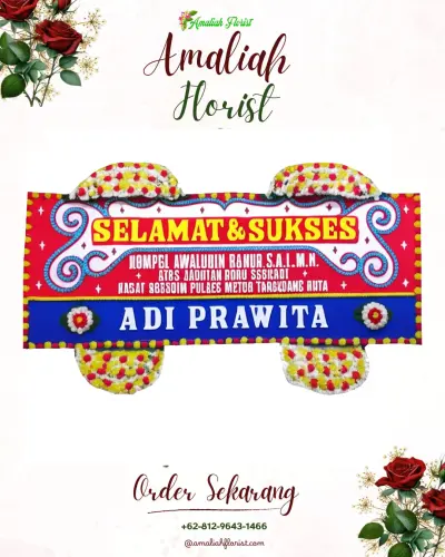 Karangan Bunga Ucapan Selamat cigentur